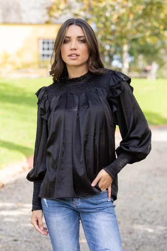 Delilah Blouse Black