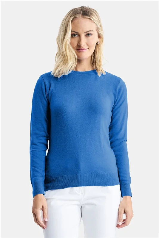 Ladies' Porter Crewneck Sweater - Riviera Blue