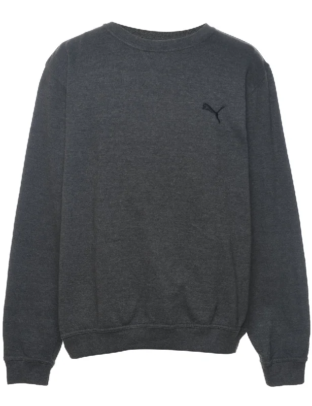 Puma Plain Grey Sweatshirt - M