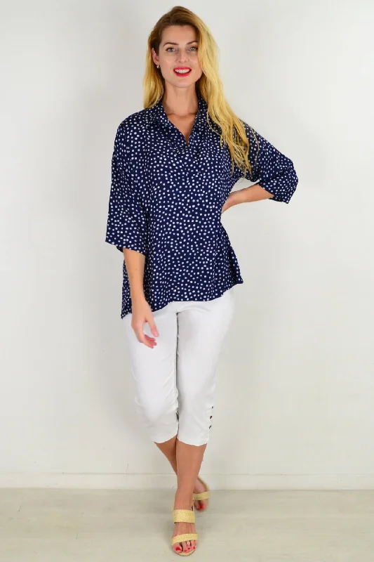 Dot in a Dot Tunic Top