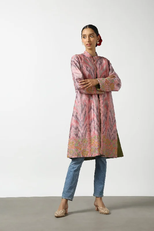 Ikat Long Coat