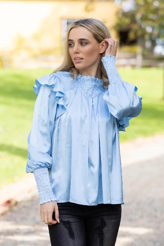 Delilah Blouse Blue