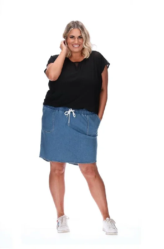 Blake Light Denim Skirt