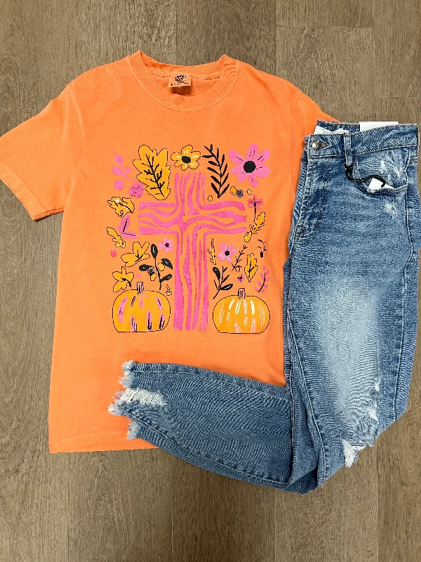 Fall vibes cross tee