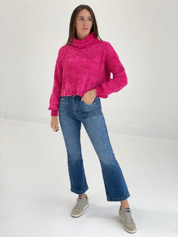 Crystal Clear Sweater - Hot Pink