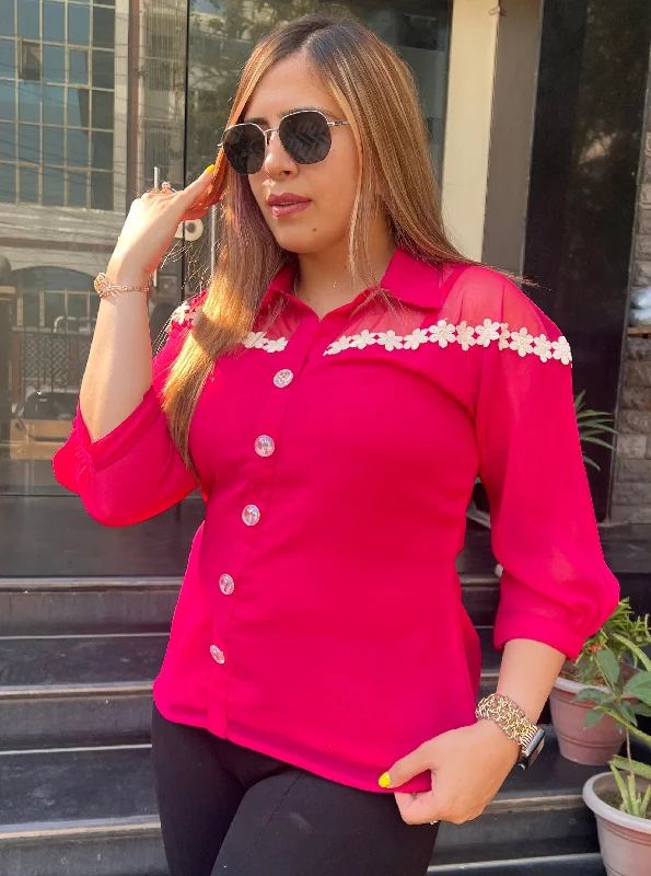 Pink Fashionable Shirt