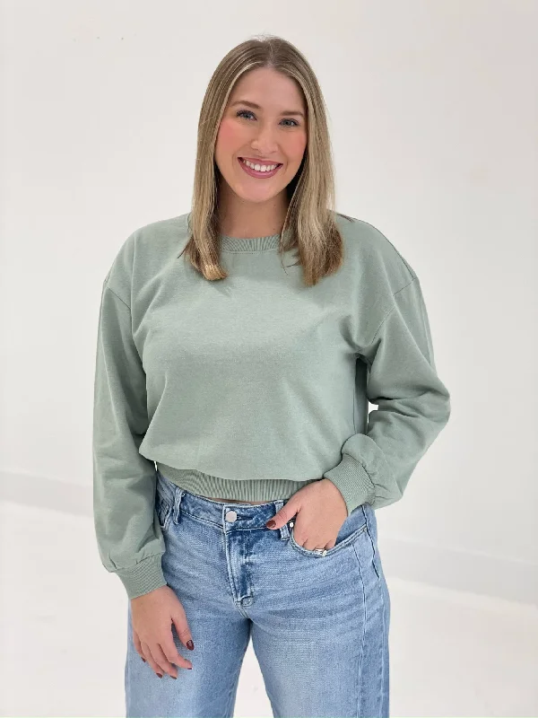 Basic Sweatshirt - Sage