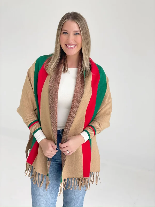 Tassel Shawl Poncho