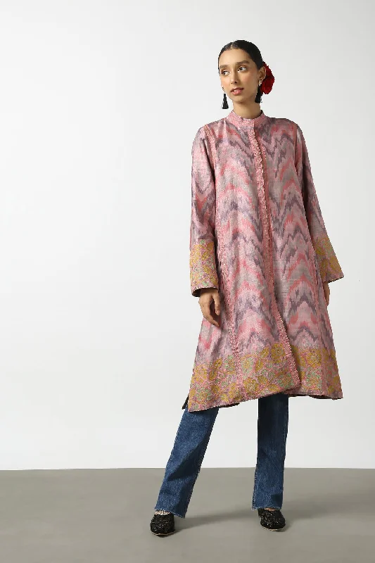 Ikat Long Coat